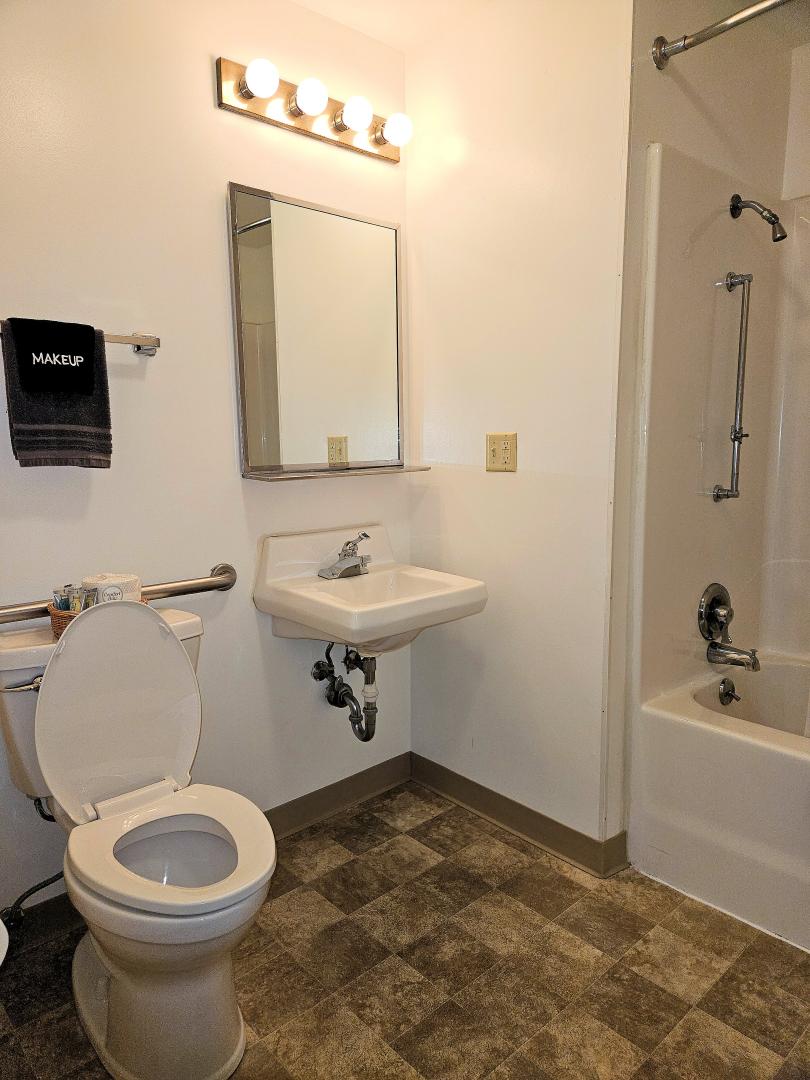 Bathroom in ADA compliant room